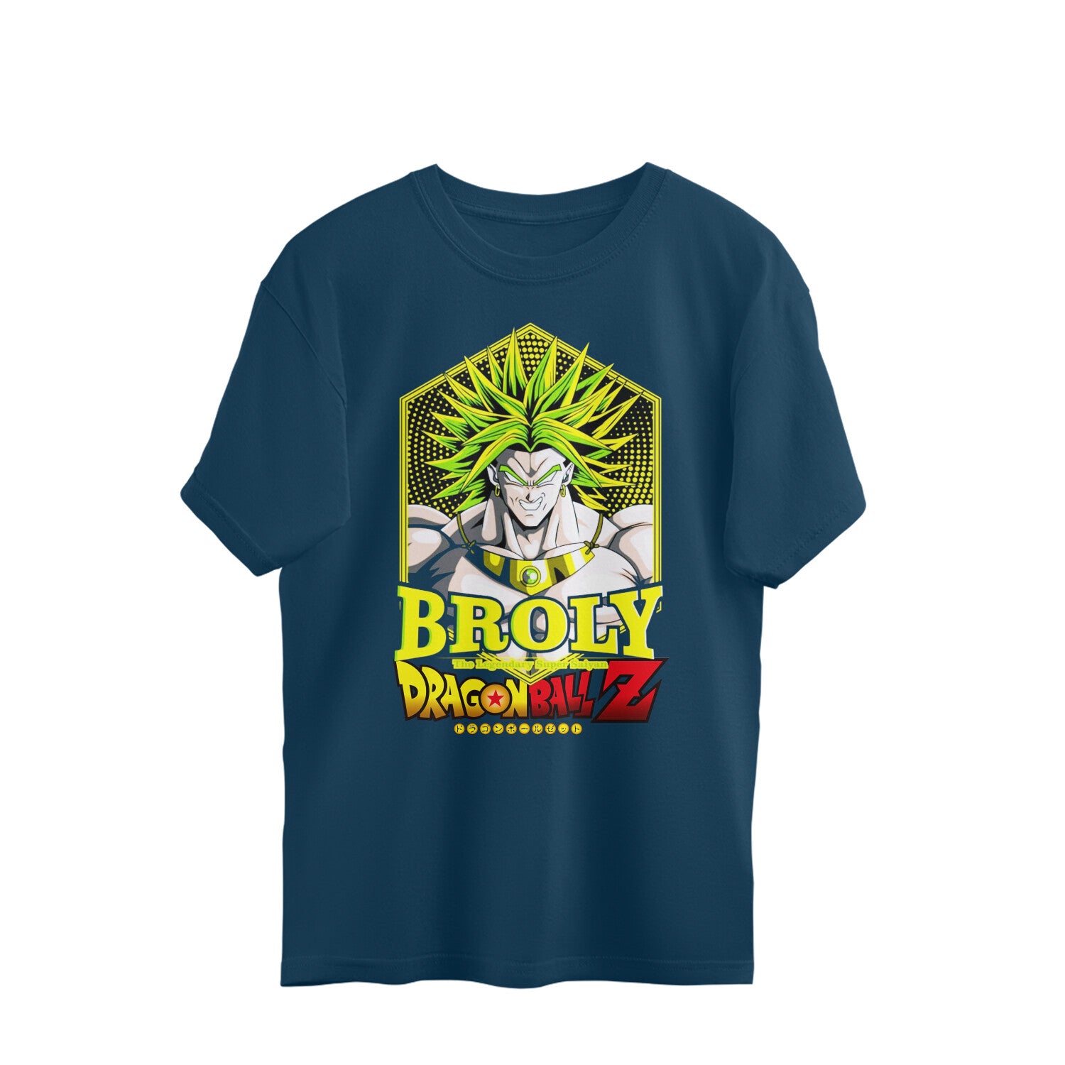 Men Broly dragon ball graphic printed oversized Tee