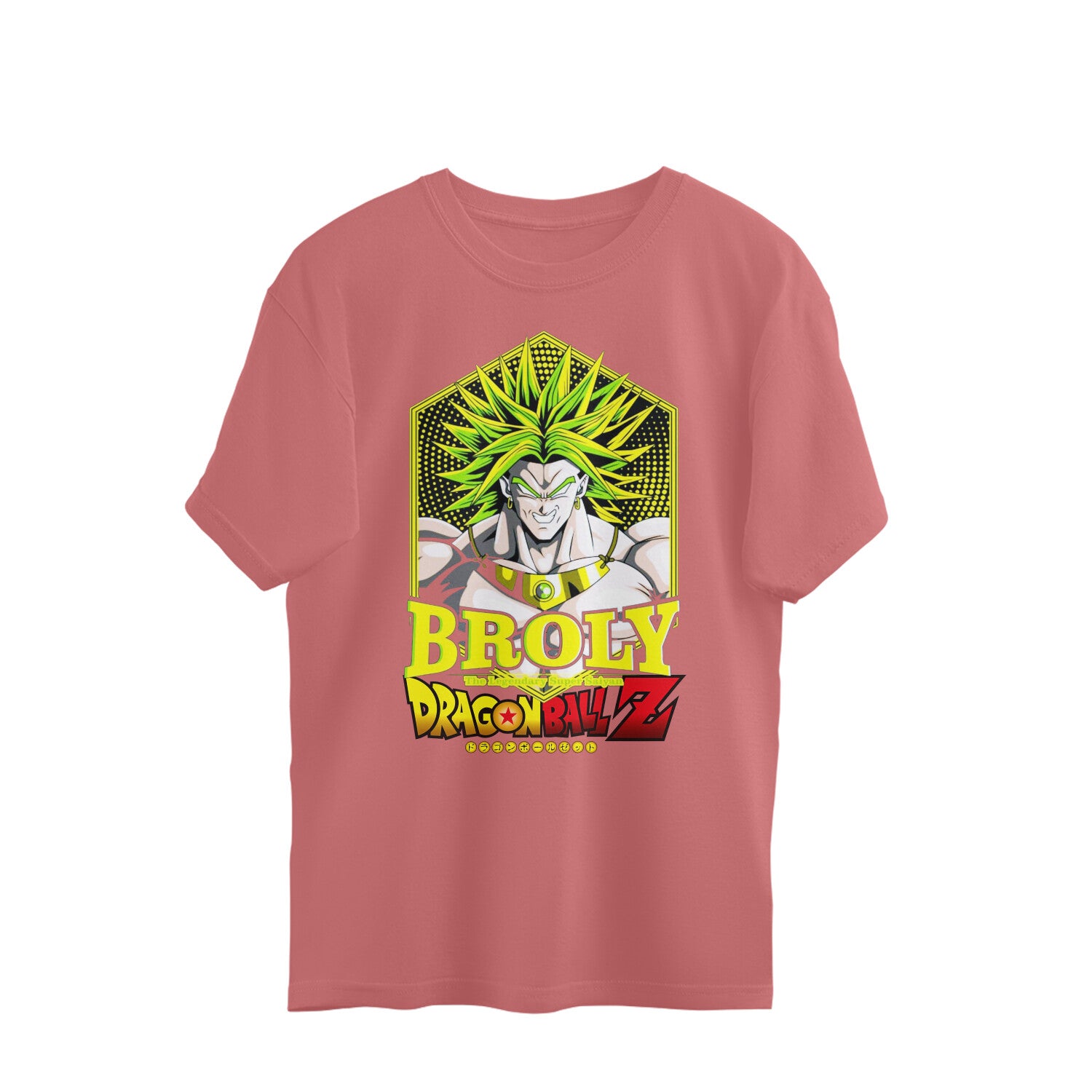 Men Broly dragon ball graphic printed oversized Tee