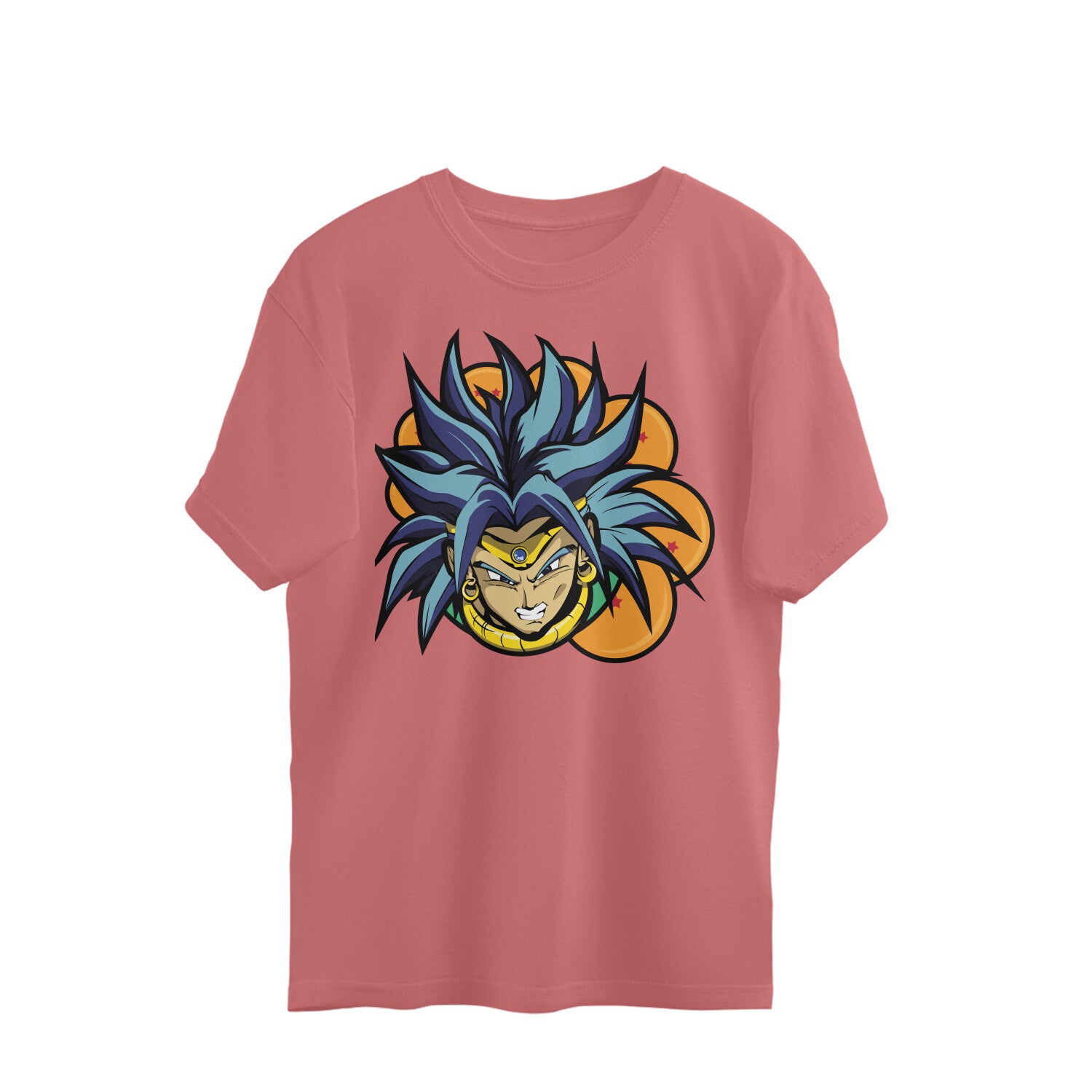 Men broly dragon ball graphic printed oversized Tee