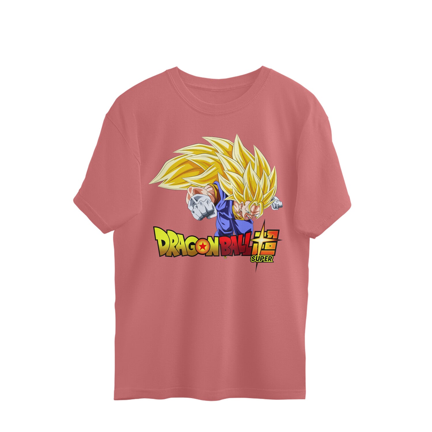 Men Goku dragon ball graphic printed oversized Tee