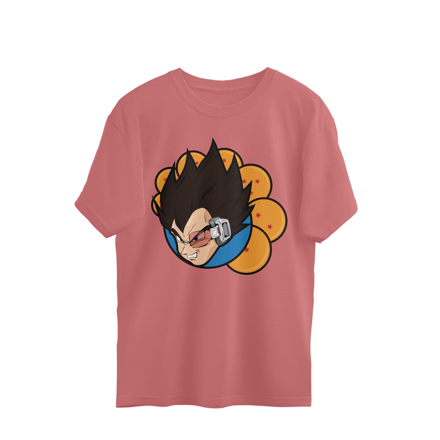 Men Vegeta Graphic printed oversized Tee