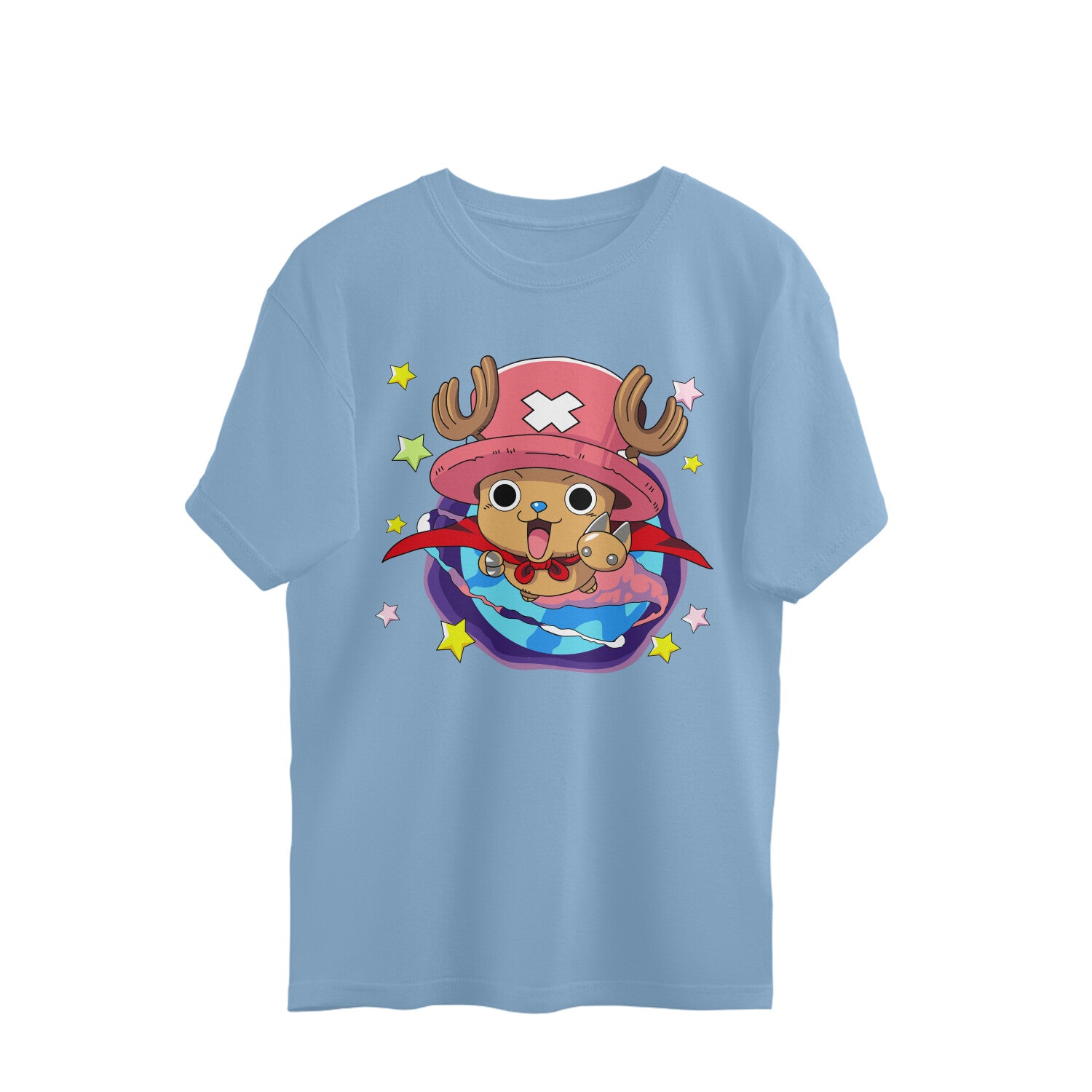 Women tony tony chopper Graphic printed Oversized Tee