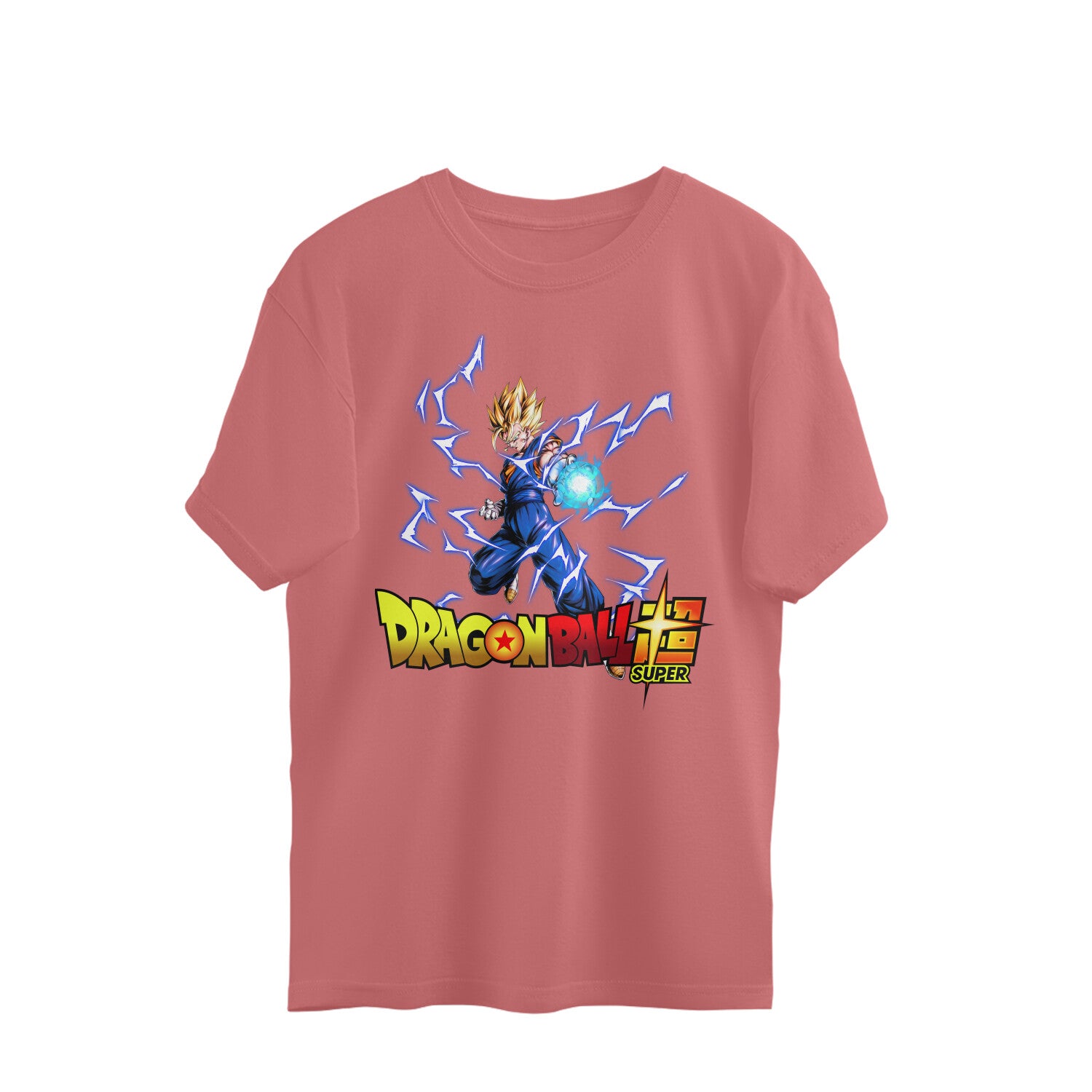 Men Vegito Dragon Ball Graphic printed oversized Tee