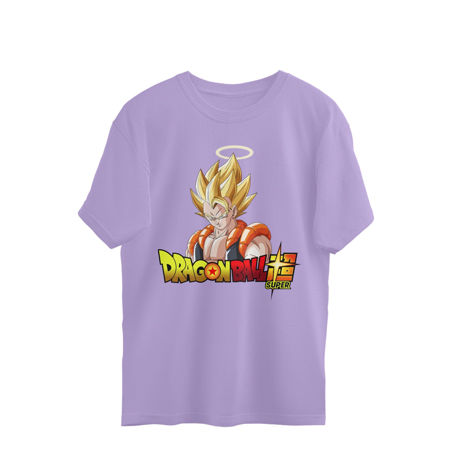 Men super Saiyan gogeta graphic printed oversized Tee