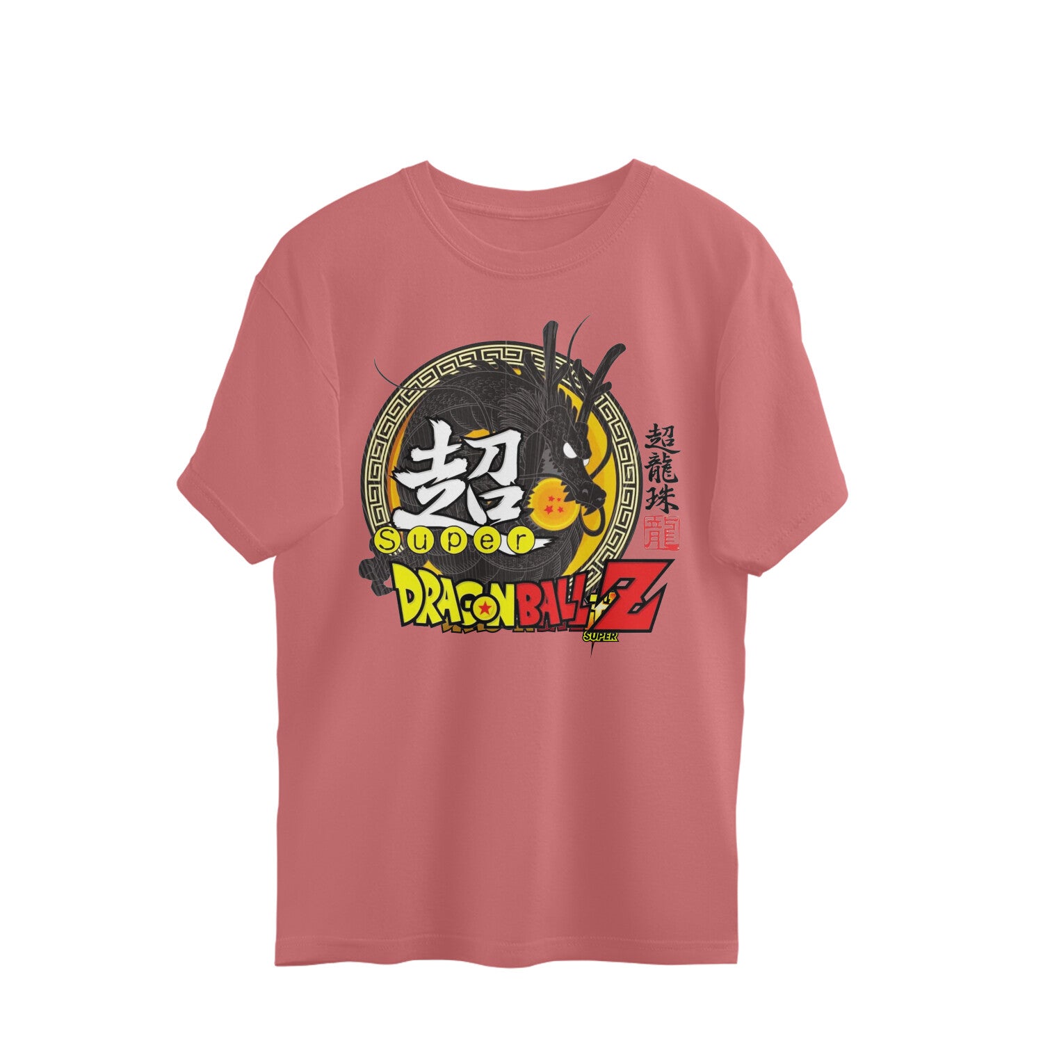 Women Super dragon ball graphic printed oversized Tee