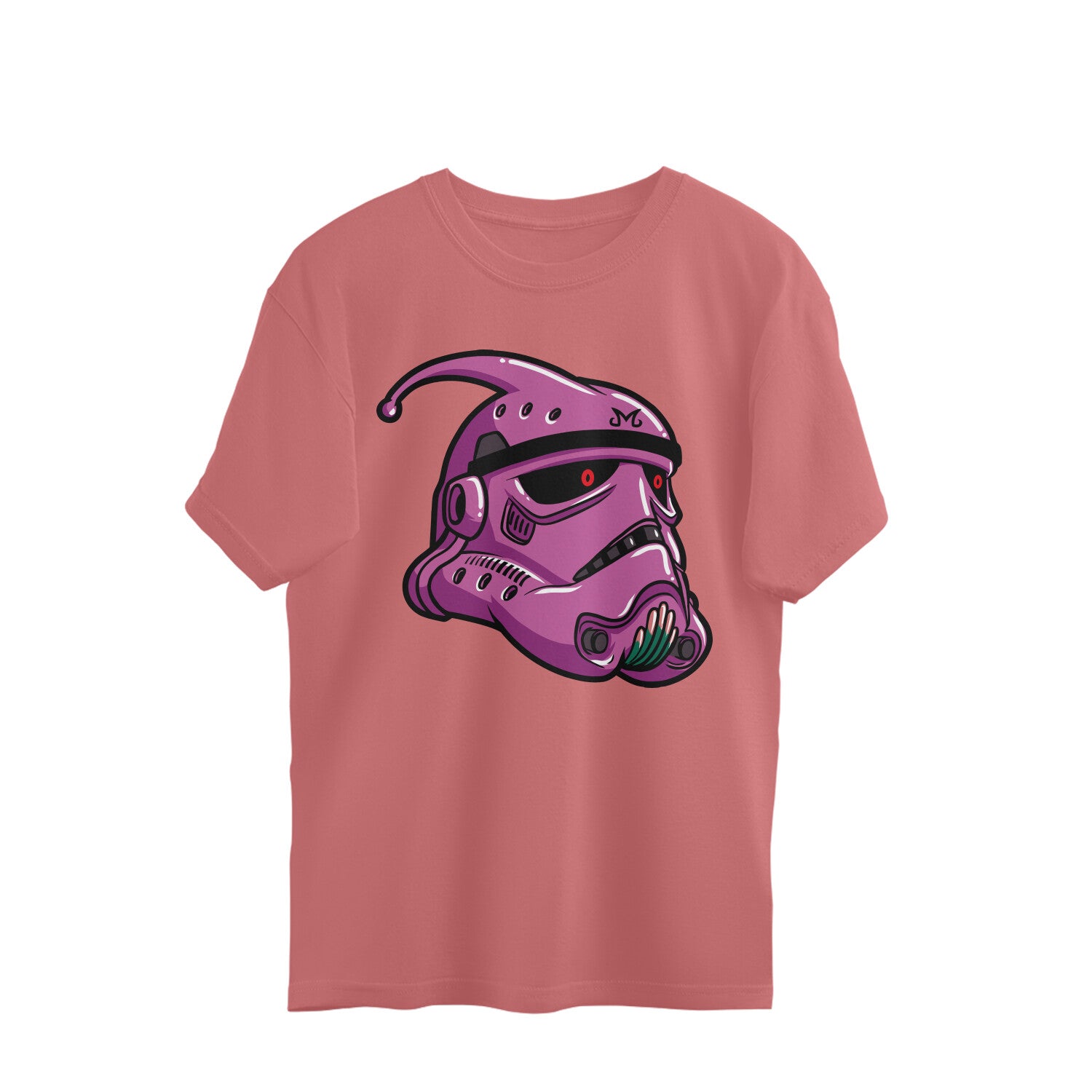 Women Majin buu trooper Graphic printed oversized Tee