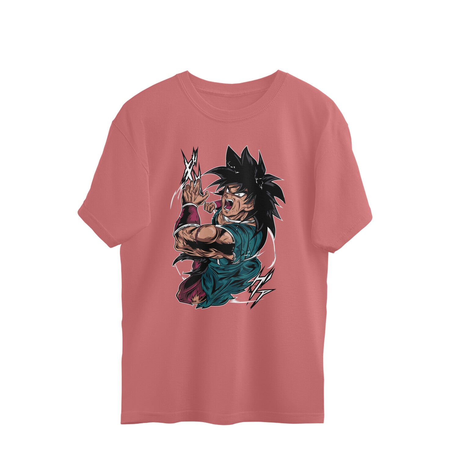 Men Broly-ex Graphic printed oversized Tee