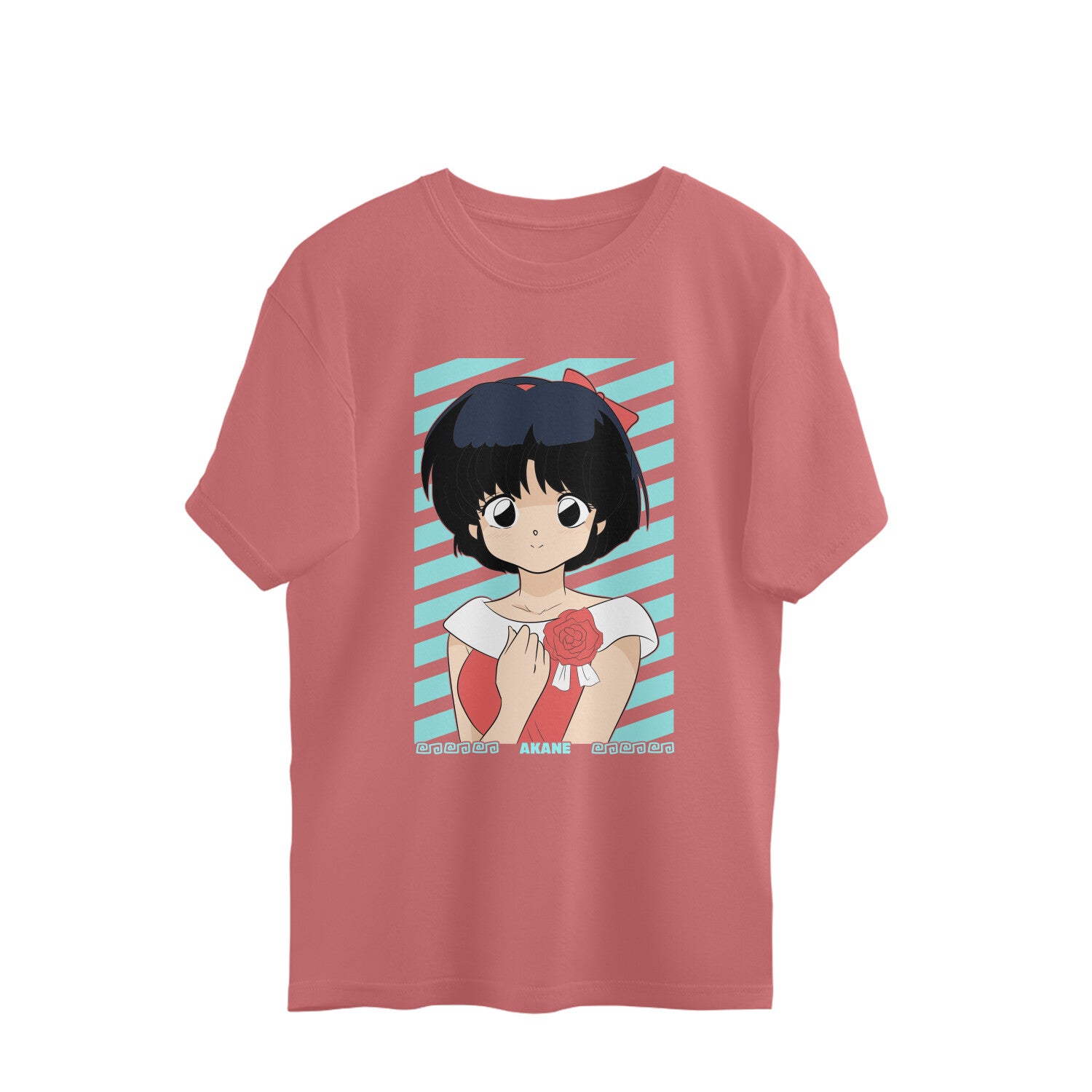 Women Akane tendo Graphic printed oversized Tee