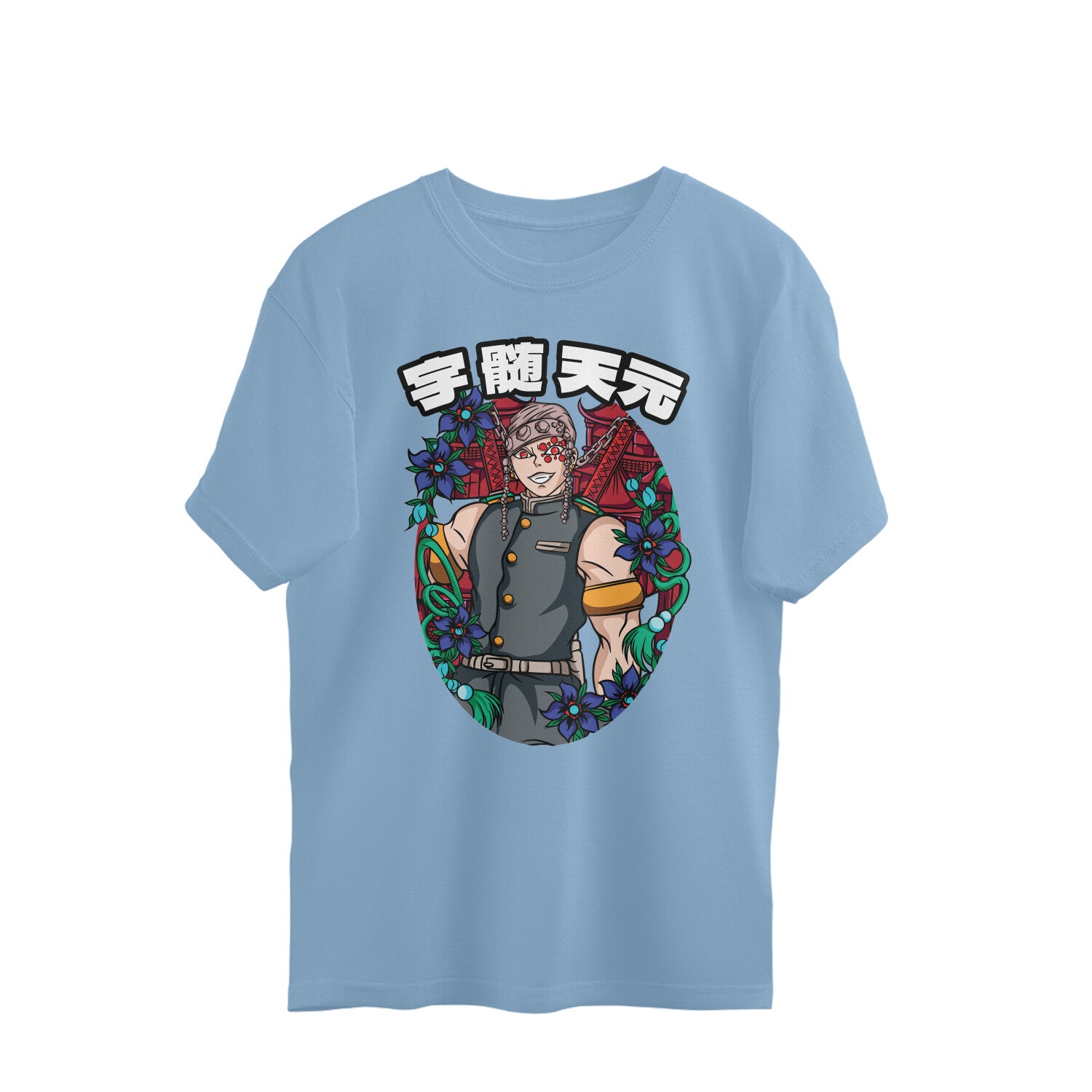 Men Tengen ugui graphic printed oversized Tee