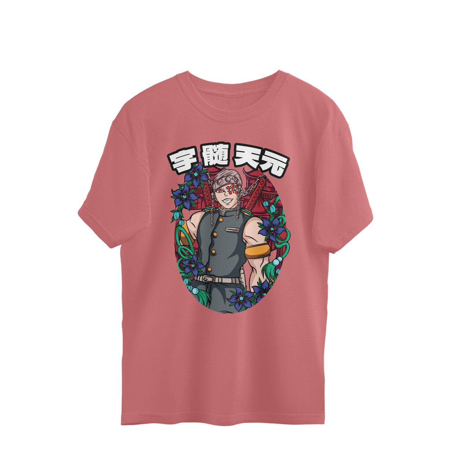 Men Tengen ugui graphic printed oversized Tee