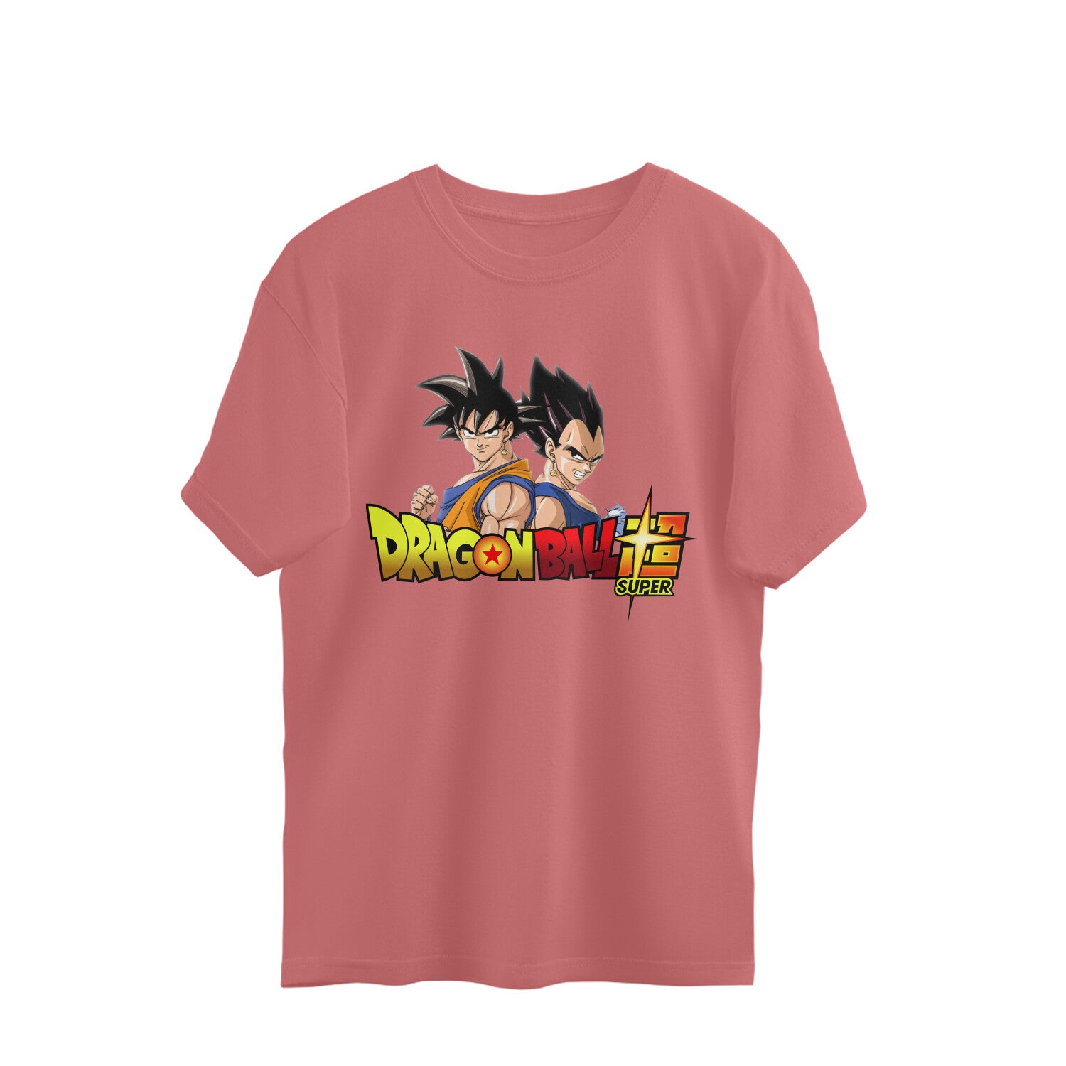 Men goku and Vegeta Graphic printed oversized Tee