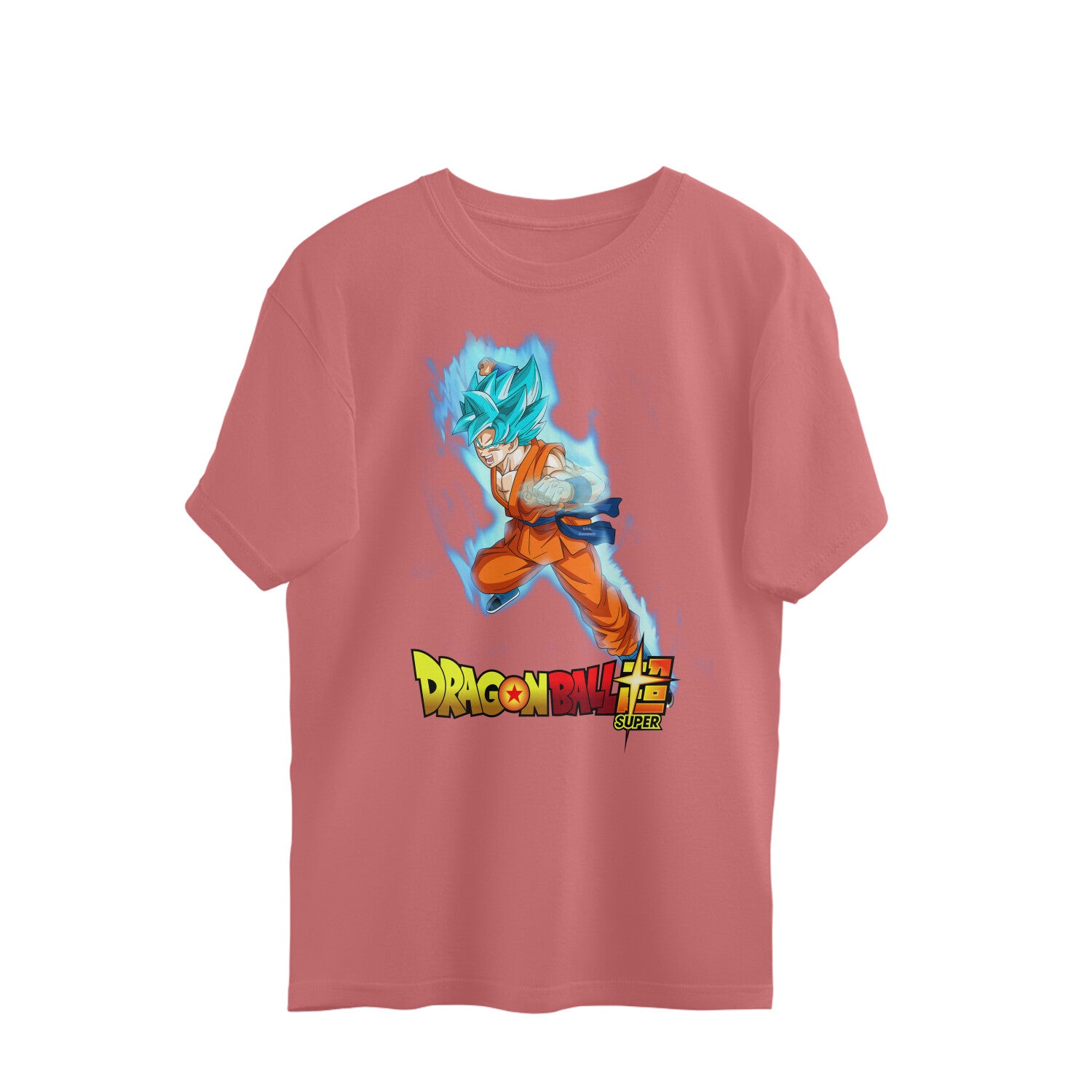 Men Super Saiyan goku graphic printed oversized Tee