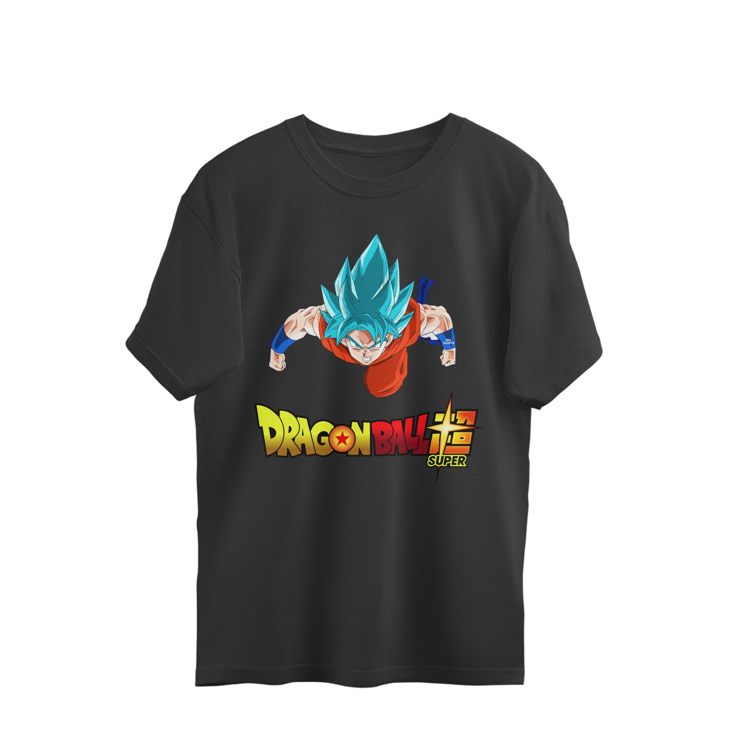 Men super Saiyan goku graphic printed crew neck oversized Tee