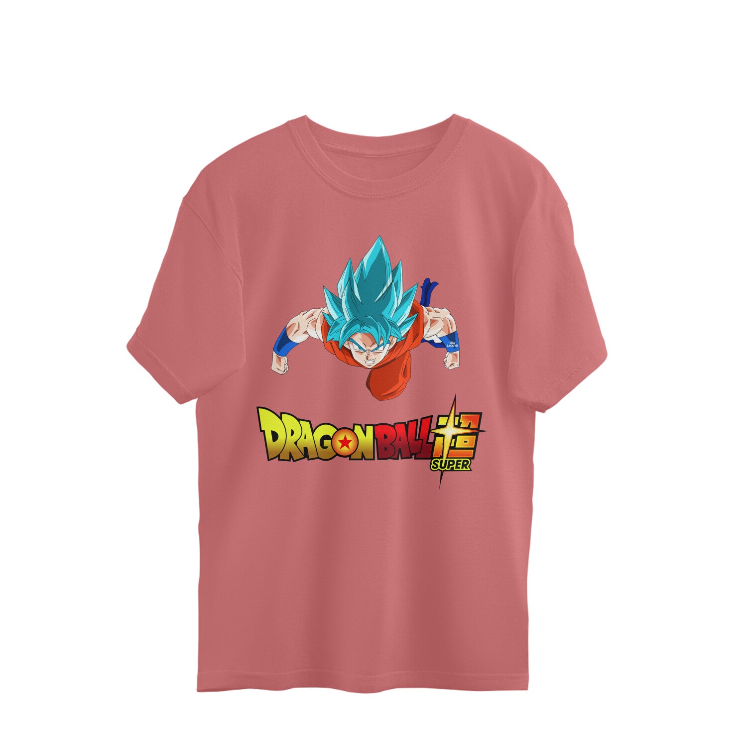 Men super Saiyan goku graphic printed crew neck oversized Tee