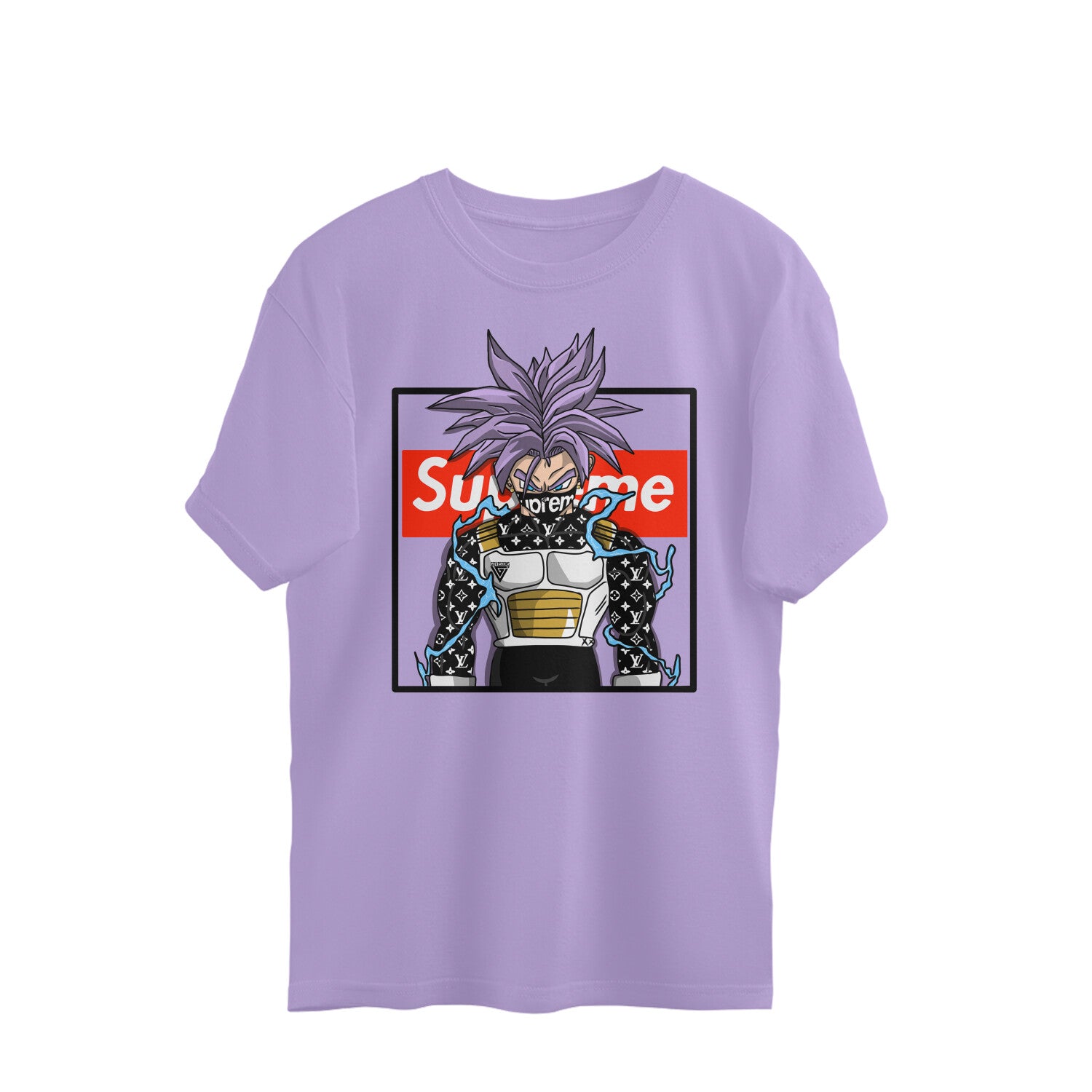 Men supreme gangster Trunks graphic printed oversized Tee