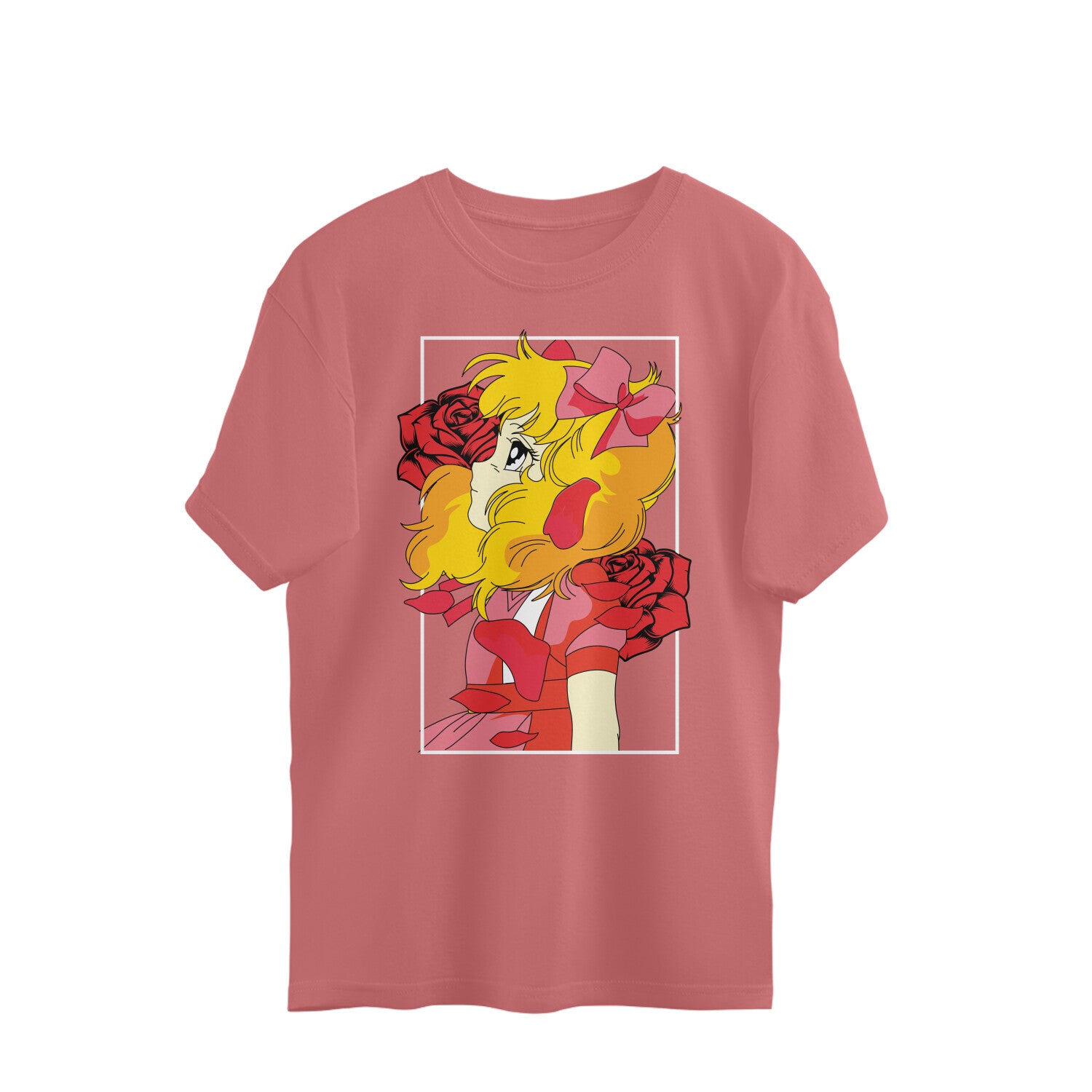 Women Candy Candy graphic printed oversized Tee