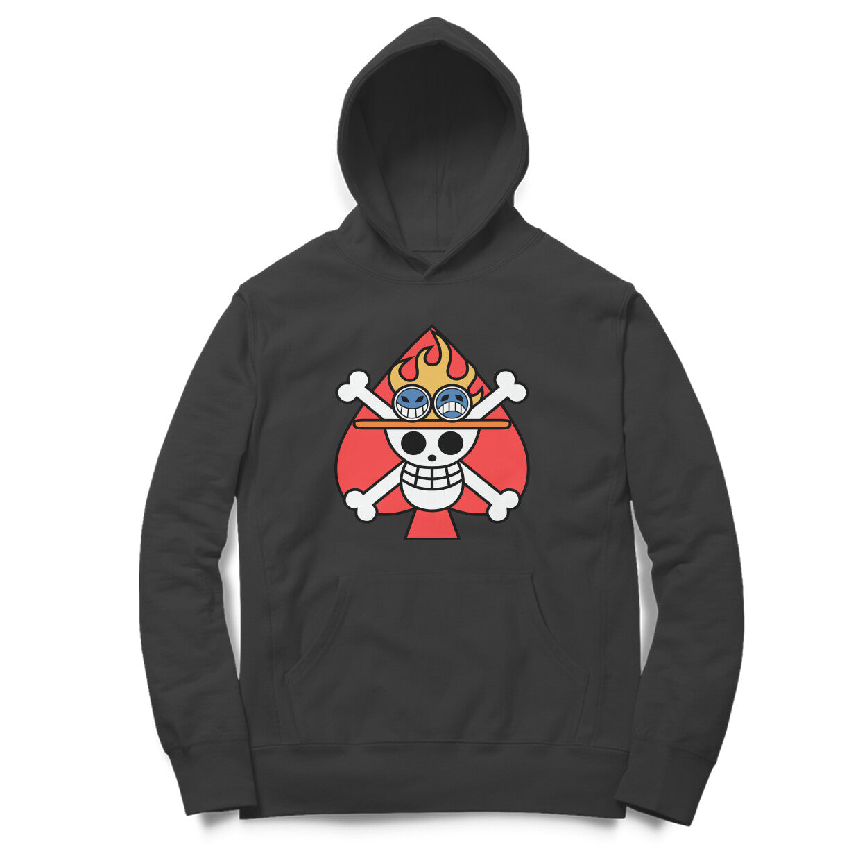 Graphic skull printed hoodie for women by Kyloug