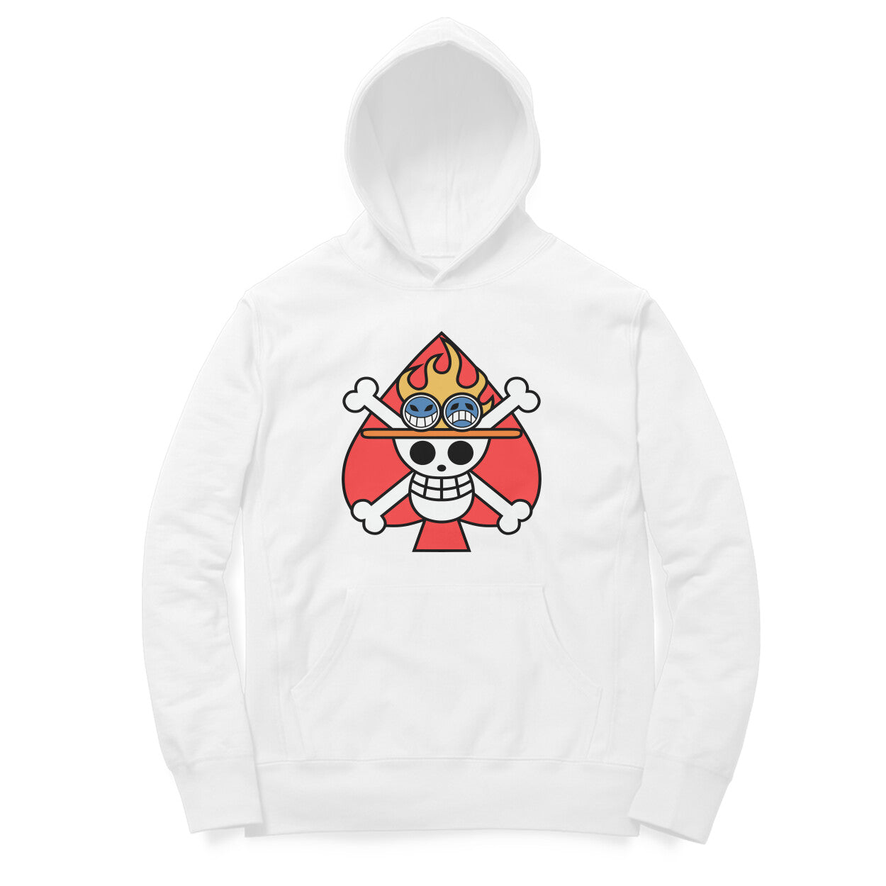 Women long sleeve skull printed hoodie