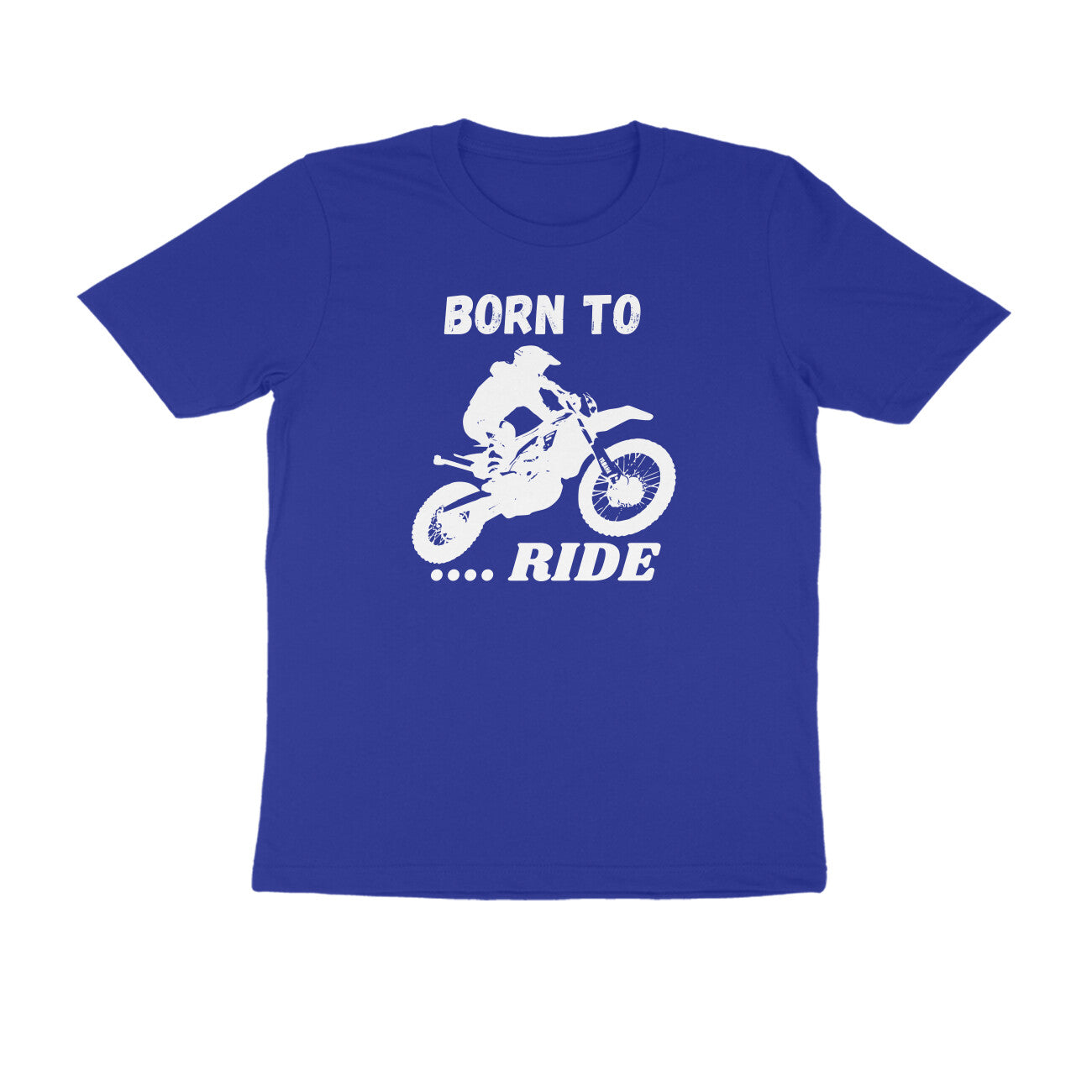 Men bike racing special graphic printed slim-fit T-Shirt