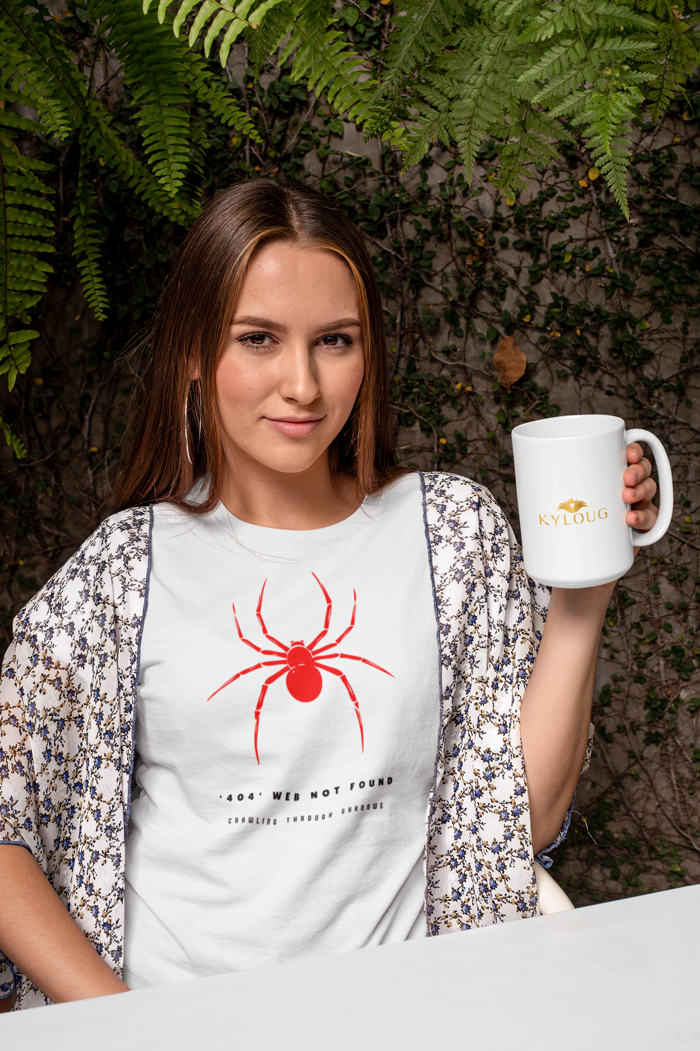 Stylish Web Not Found Women’s Half Sleeve Round Neck Cotton Tee