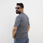 Grey plain oversized shirt 