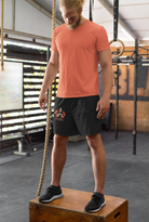 Graphic printed shorts for men