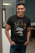 Black streetwear T shirt men